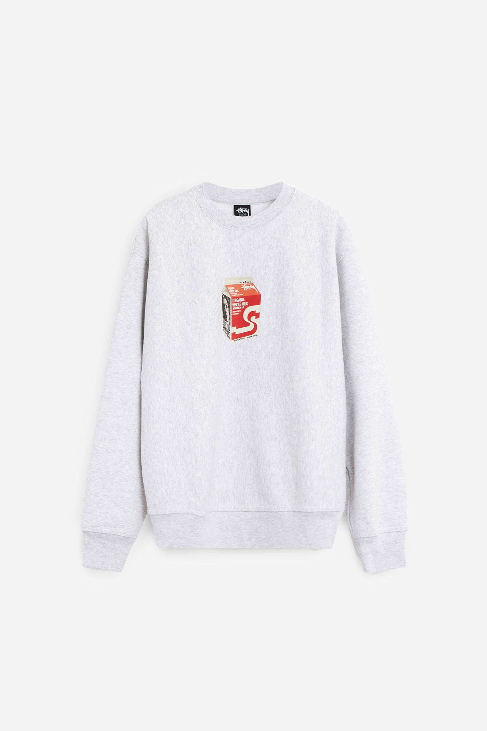 MILK CREW Crewneck Sweatshirt in Grey Cotton – Maxim | The 34