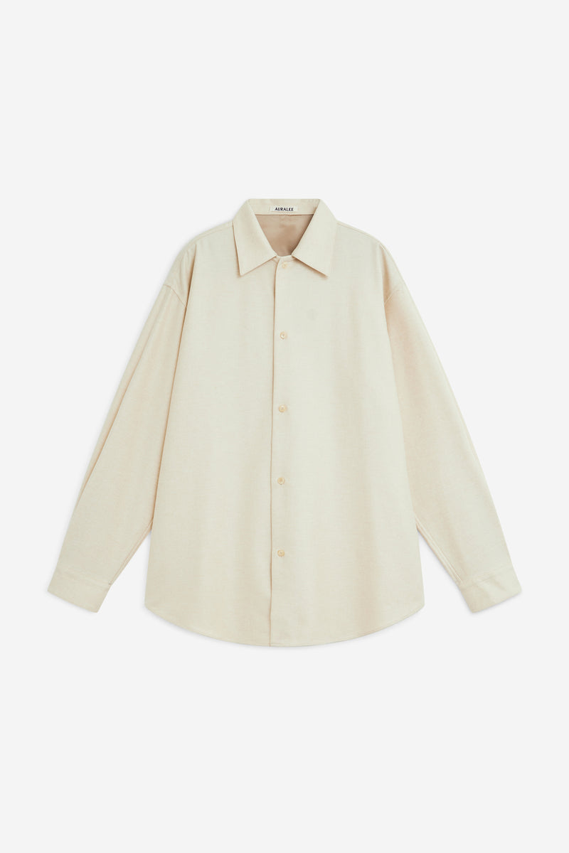 Ivory wool shirt – Maxim | The 34
